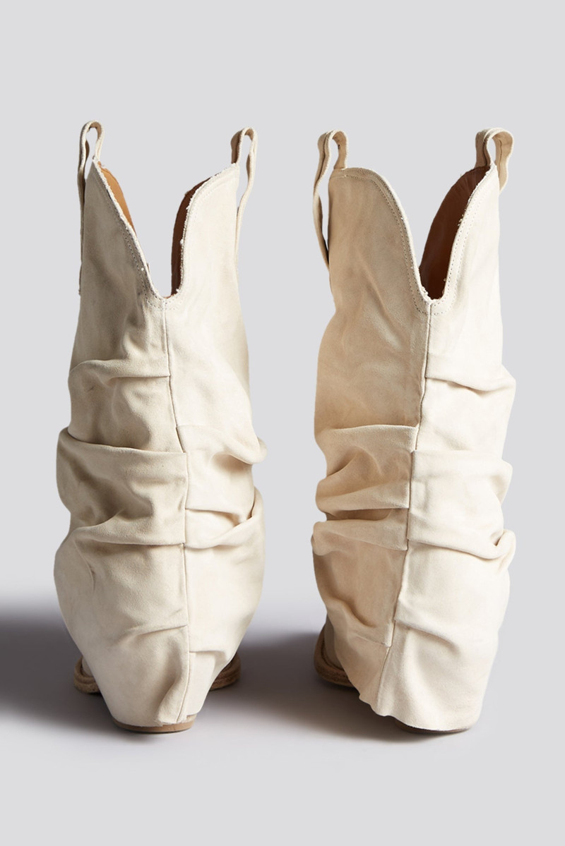 R13 LOW RIDER COWBOY BOOT - IVORY outlook