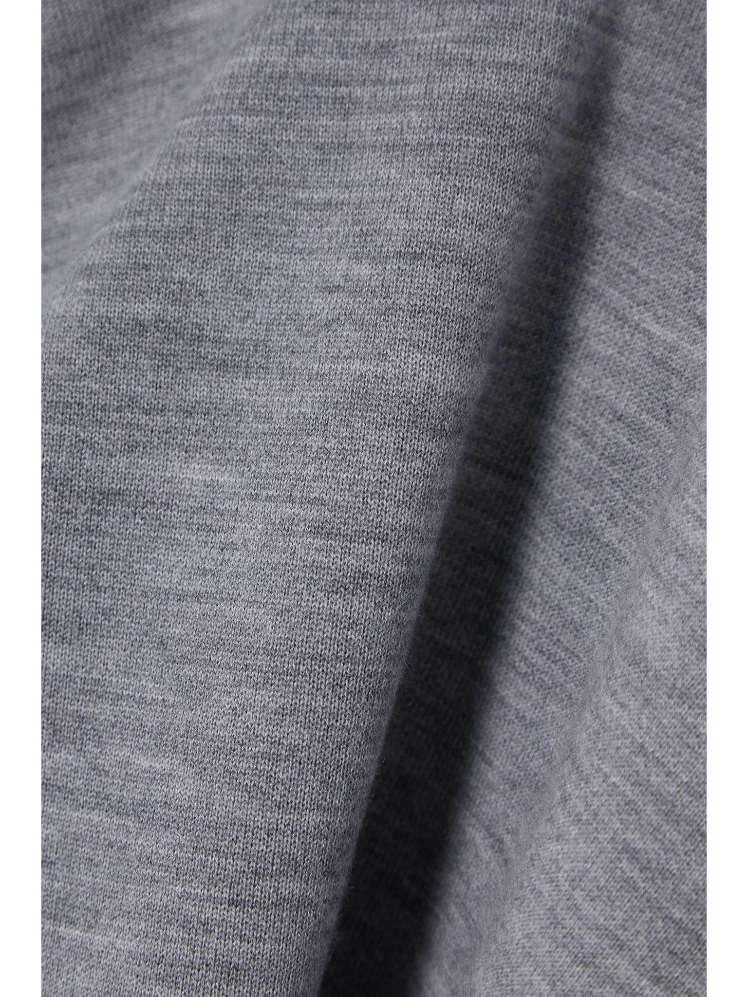May wool, cashmere and silk-blend turtleneck sweater Gray - 4
