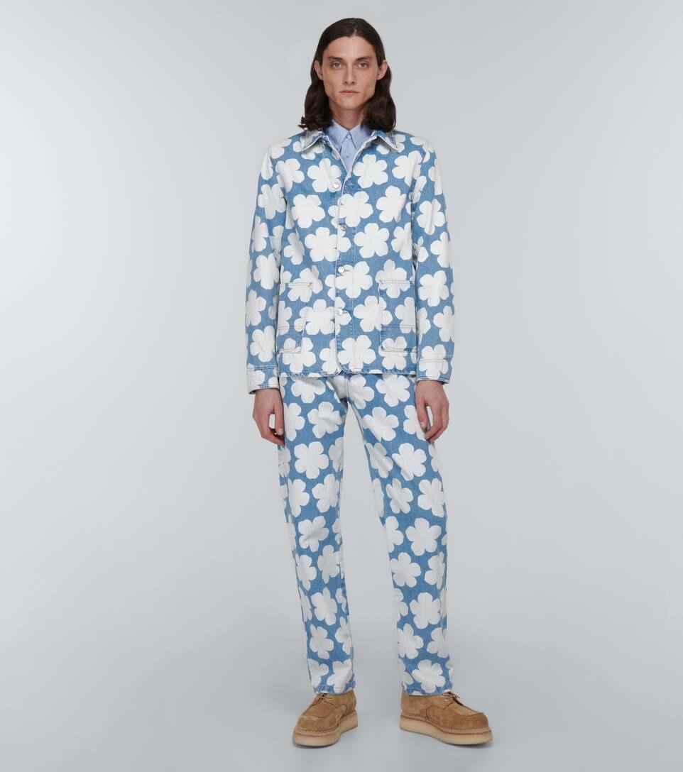 KENZO 'Hana Dots' denim workwear jacket | REVERSIBLE KENZO 'Hana Dots' denim workwear jacket | REVERSIBLE