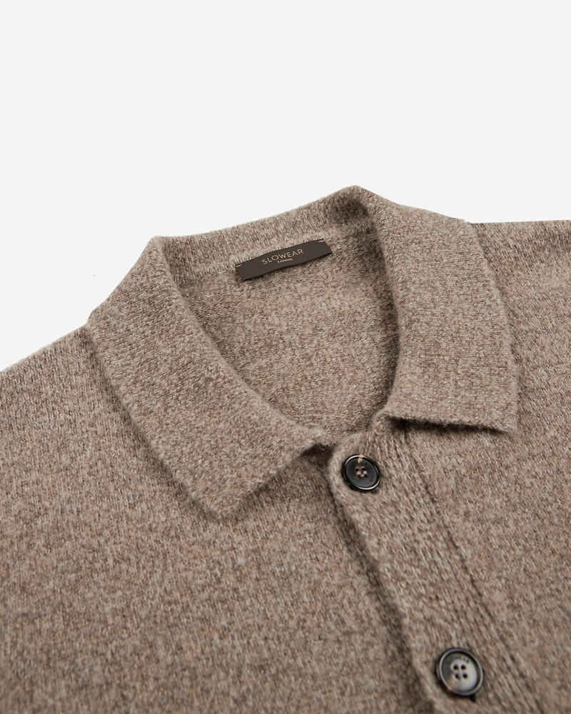 Slim fit Geelong wool bouclé overshirt 6