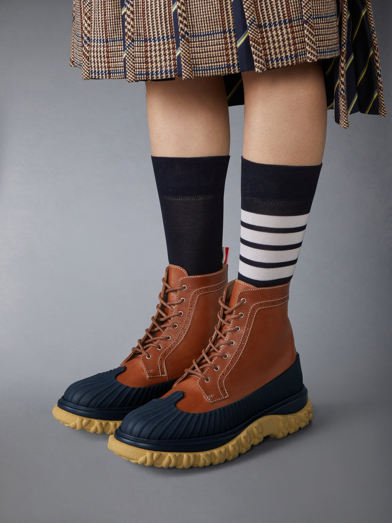 Thom Browne LEATHER LONGWING DUCK BOOT outlook