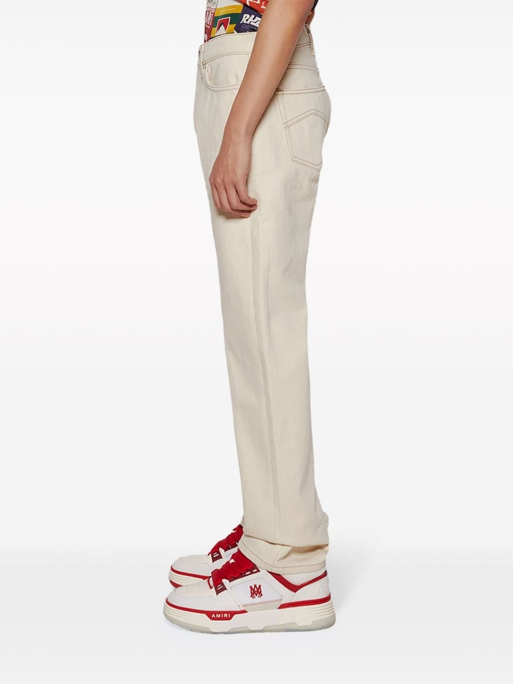 90s straight-leg jeans - 4