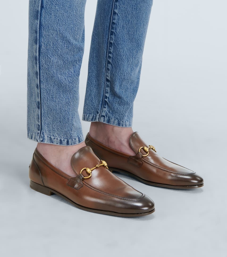 Gucci Jordaan leather loafers - 3