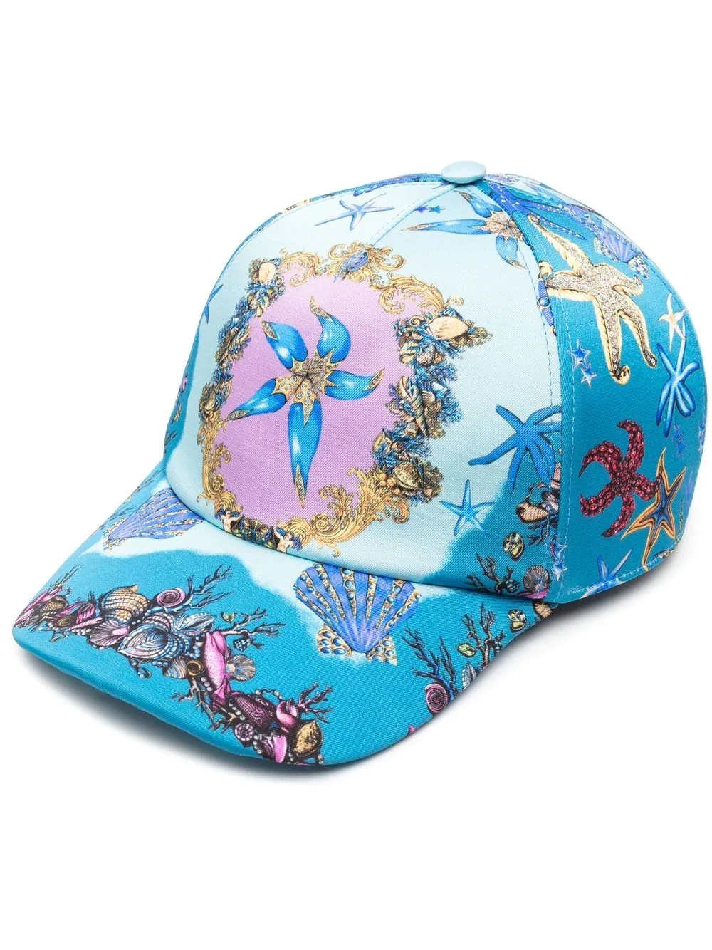 starfish-print cap - 1