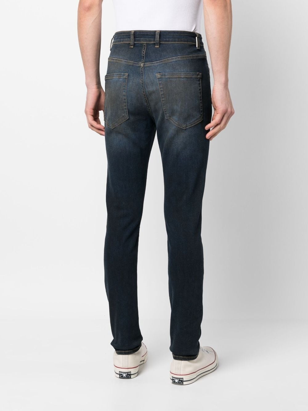faded-effect skinny jeans - 4