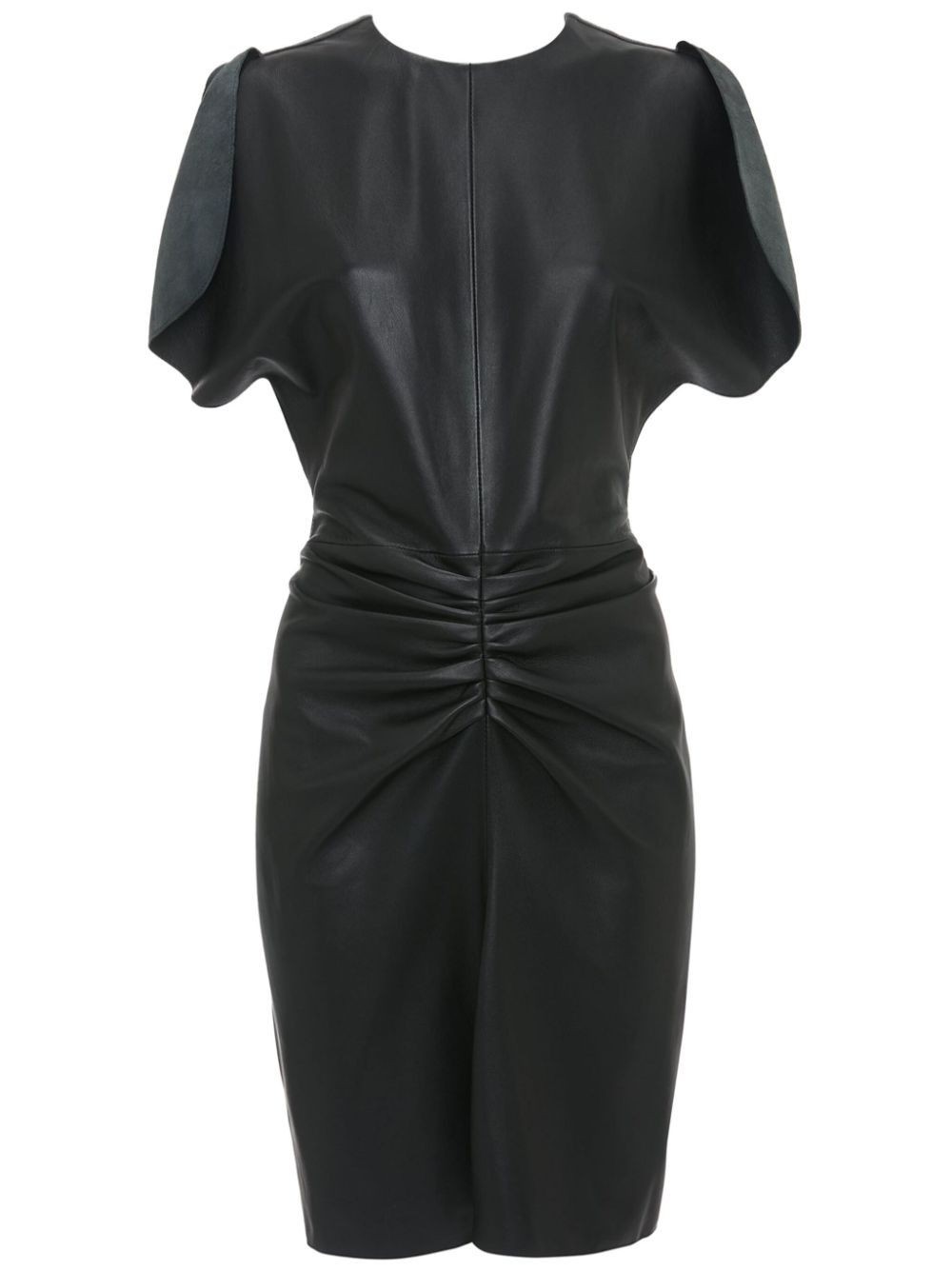 gathered mini dress - 1