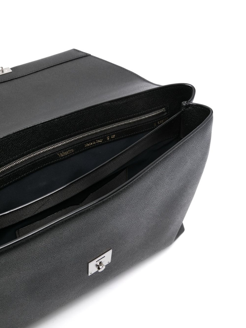 Avietta grained leather briefcase 4