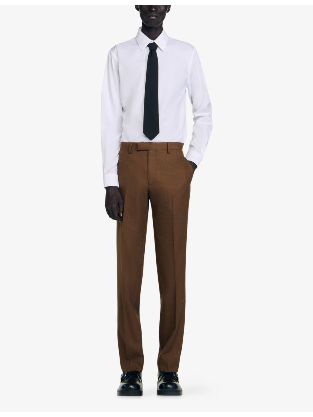 Pressed-Creased Classic-Fit Wool Suit Trousers - 2