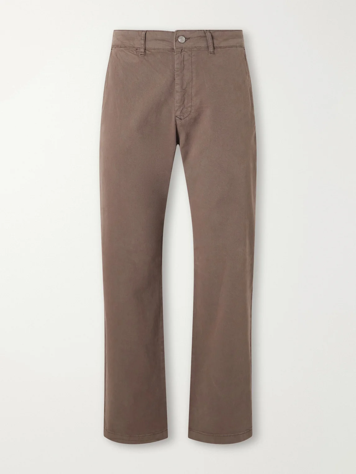 Aden 1923 Straight-Leg Organic Cotton-Blend Twill Trousers - 1