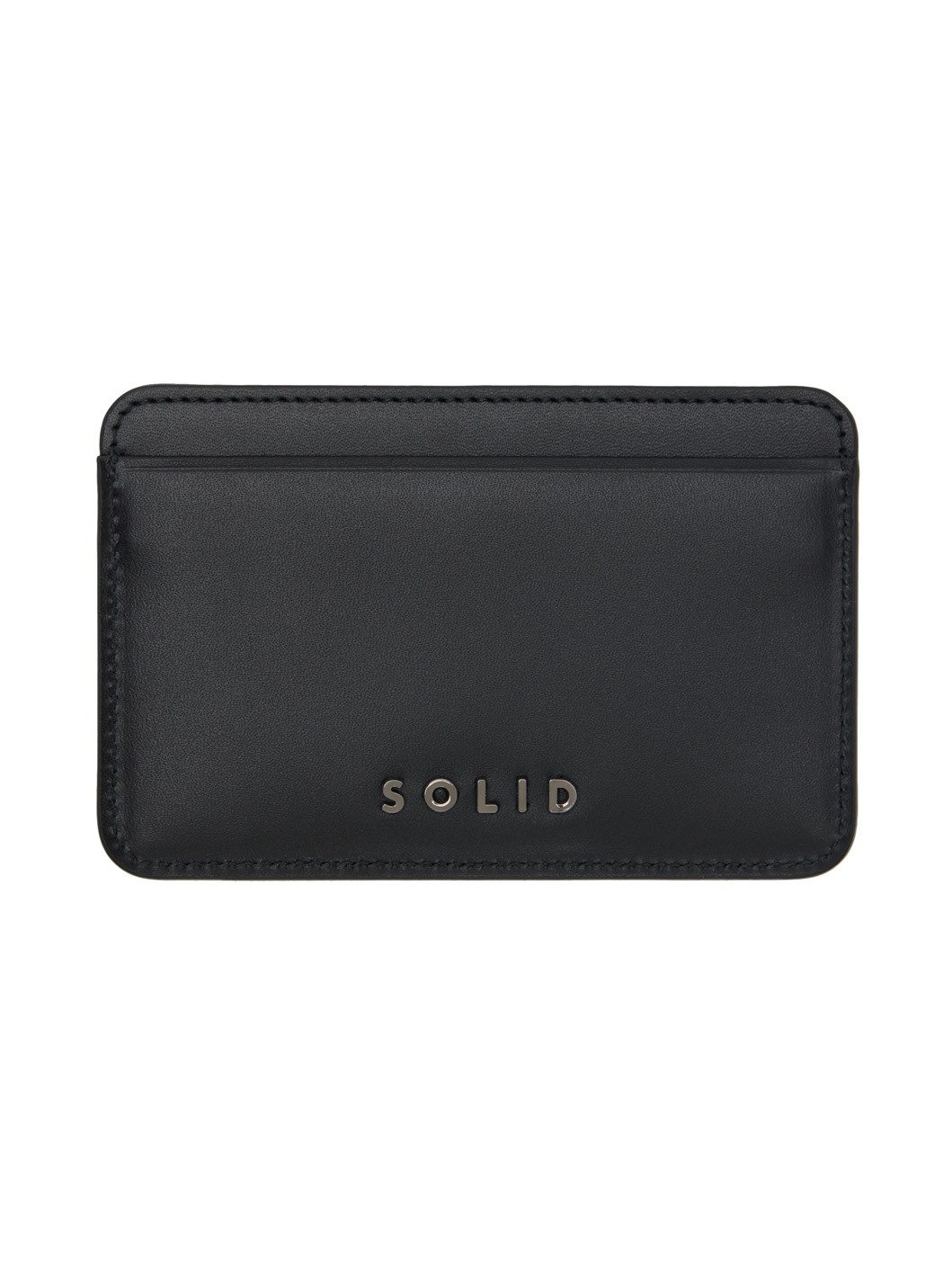 Black 'Solid' Card Holder - 1