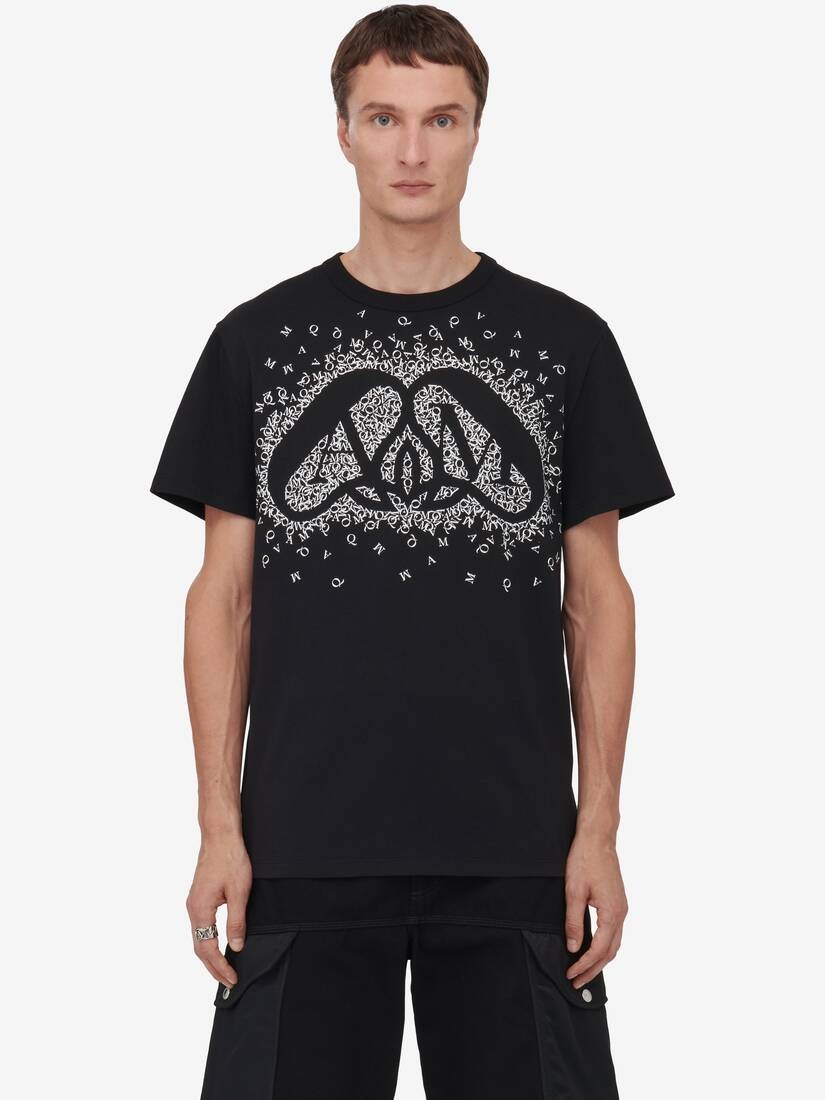 Men's Exploded Charm T-shirt in Black/white - 5