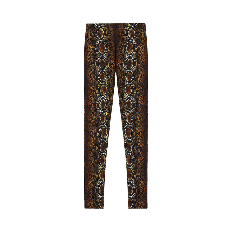 Versace Python Print Leggings 'Natural' - 1