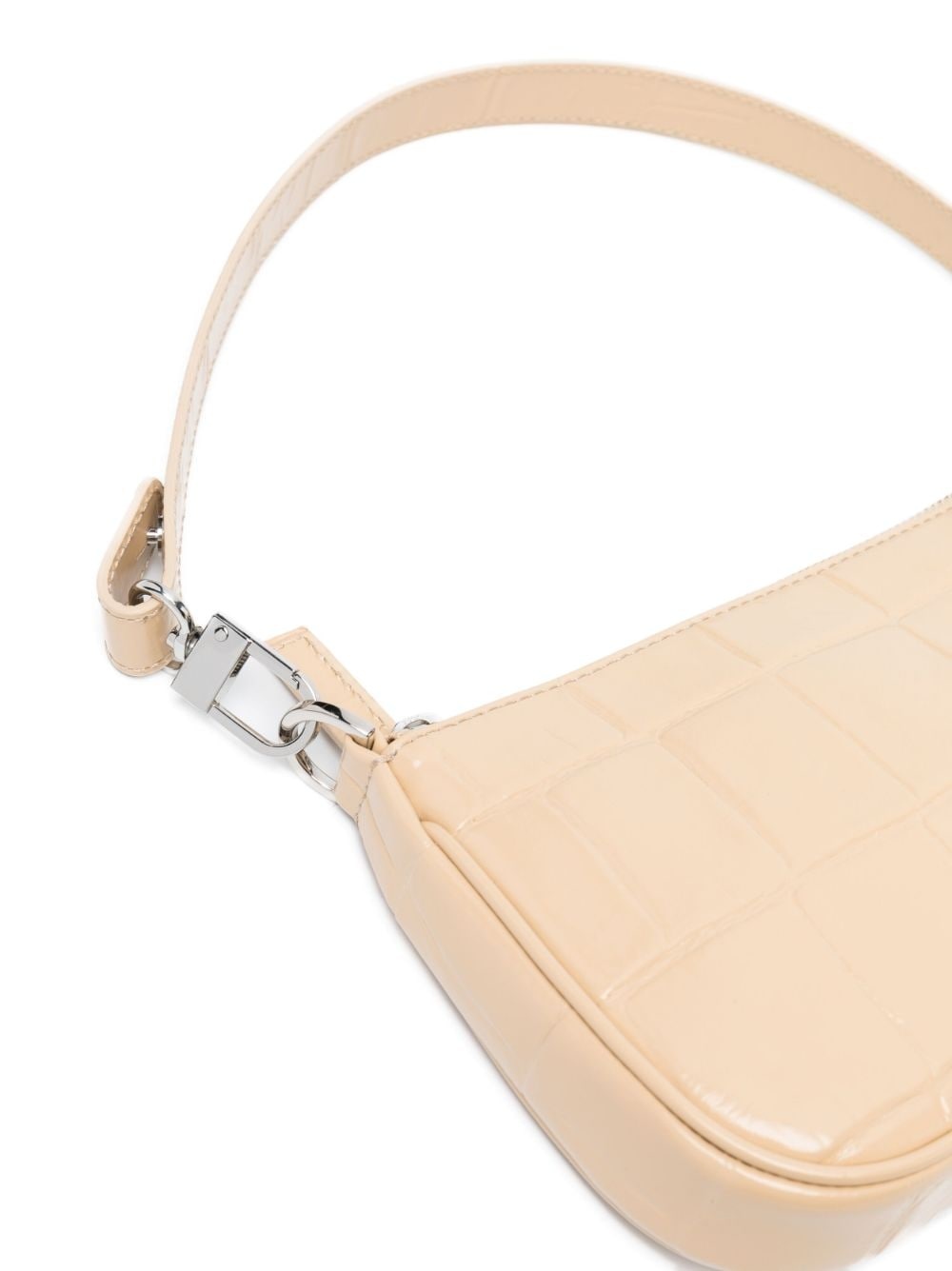 Rachel crocodile-embossed shoulder bag - 4