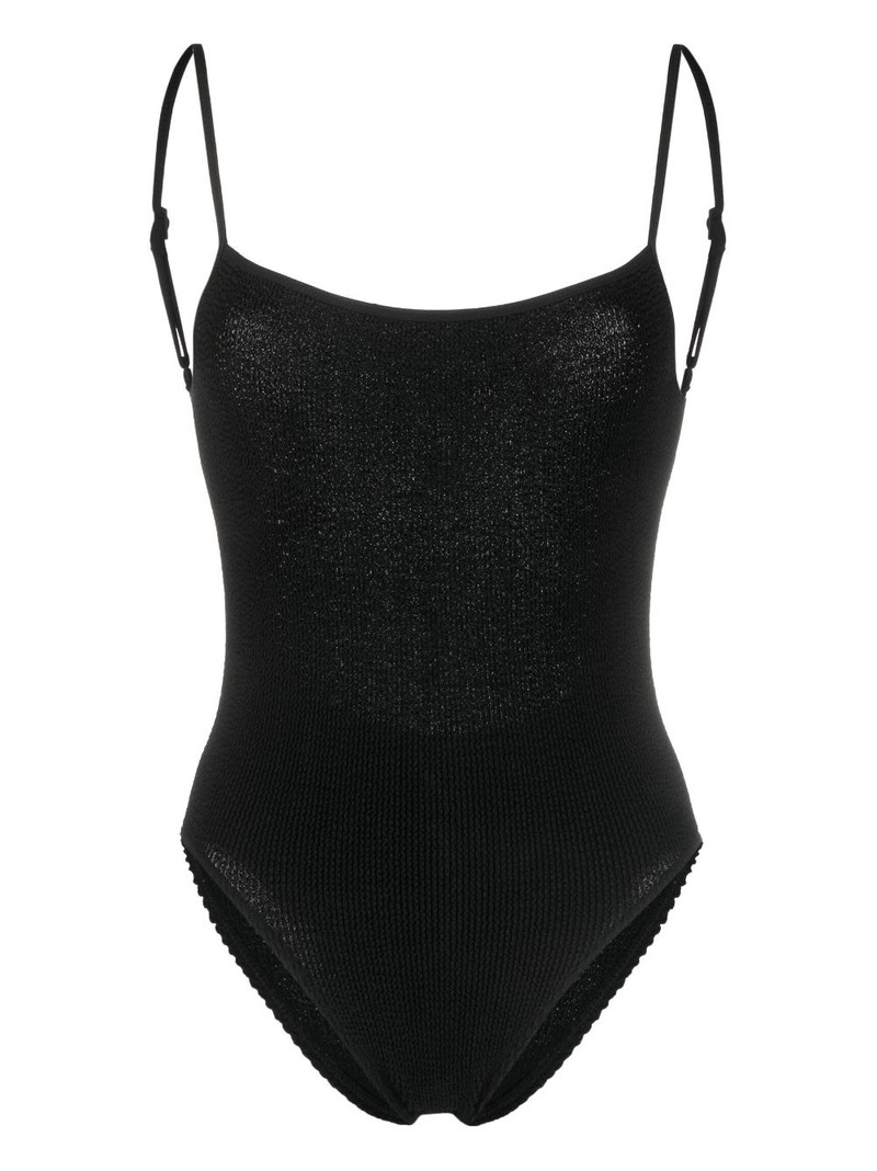 crinkled scoop-back swimsuit 1