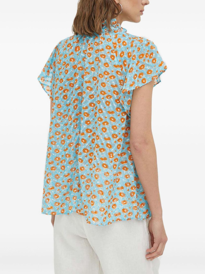 ruffled floral top 3