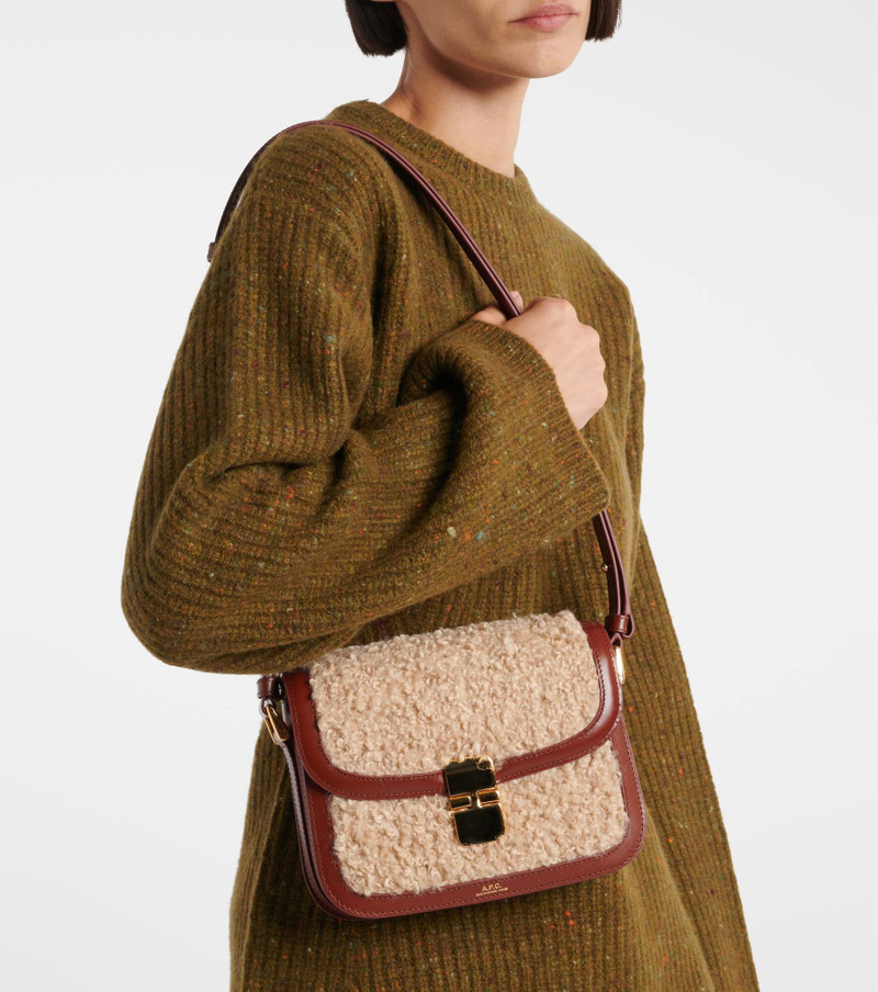 Grace Small faux shearling shoulder bag 2