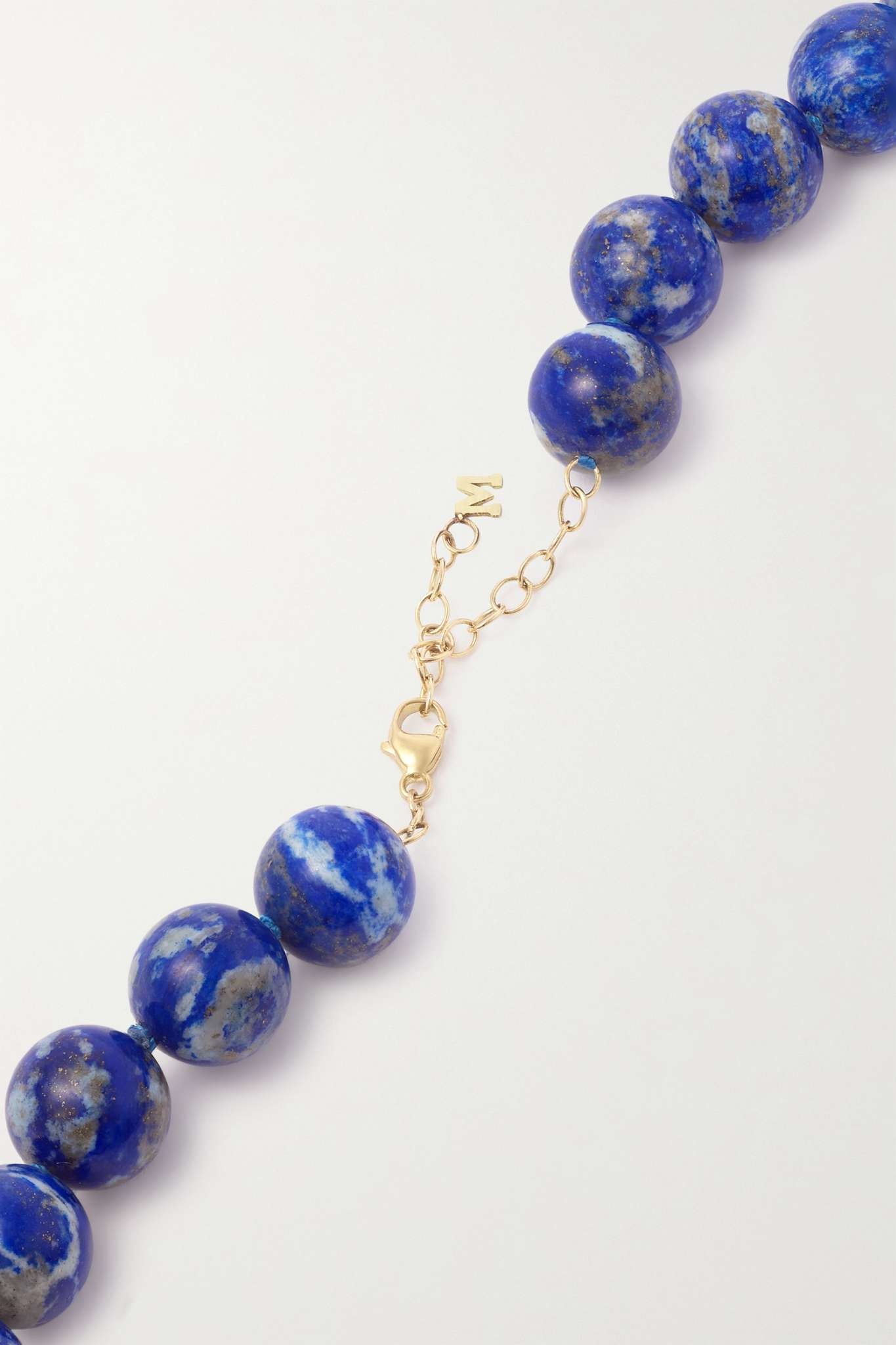 14-karat gold lapis lazuli necklace - 3