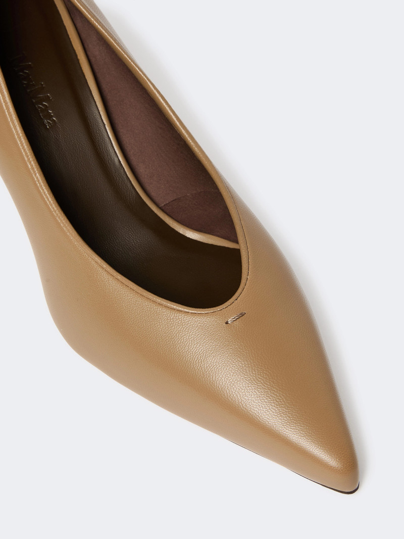 SOFTPUMP Nappa leather court shoes - MUD 3