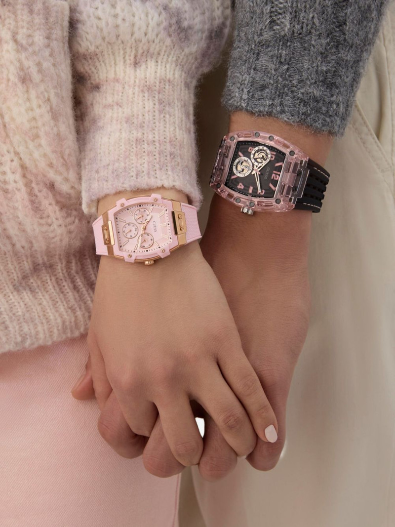 GUESS USA transparent-case 42mm outlook