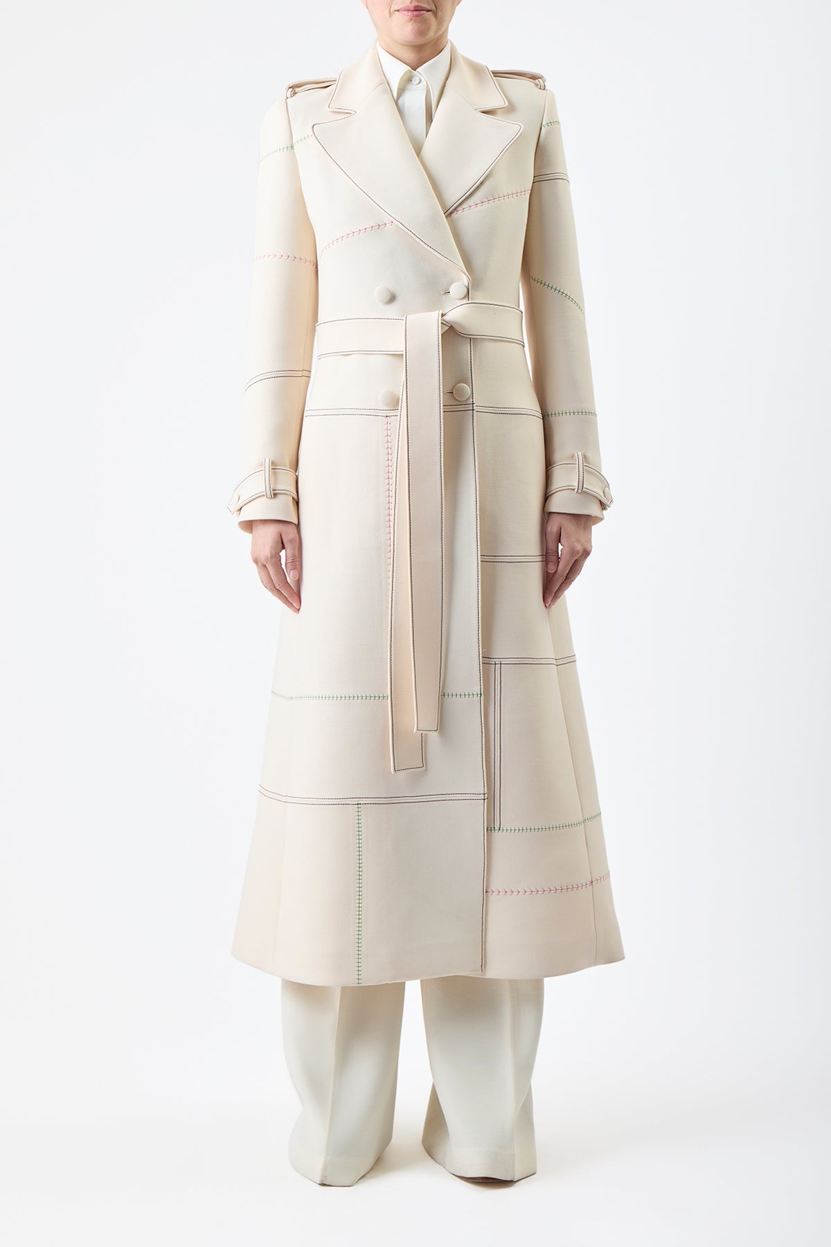 Hamilton Coat in Silk Wool - 3