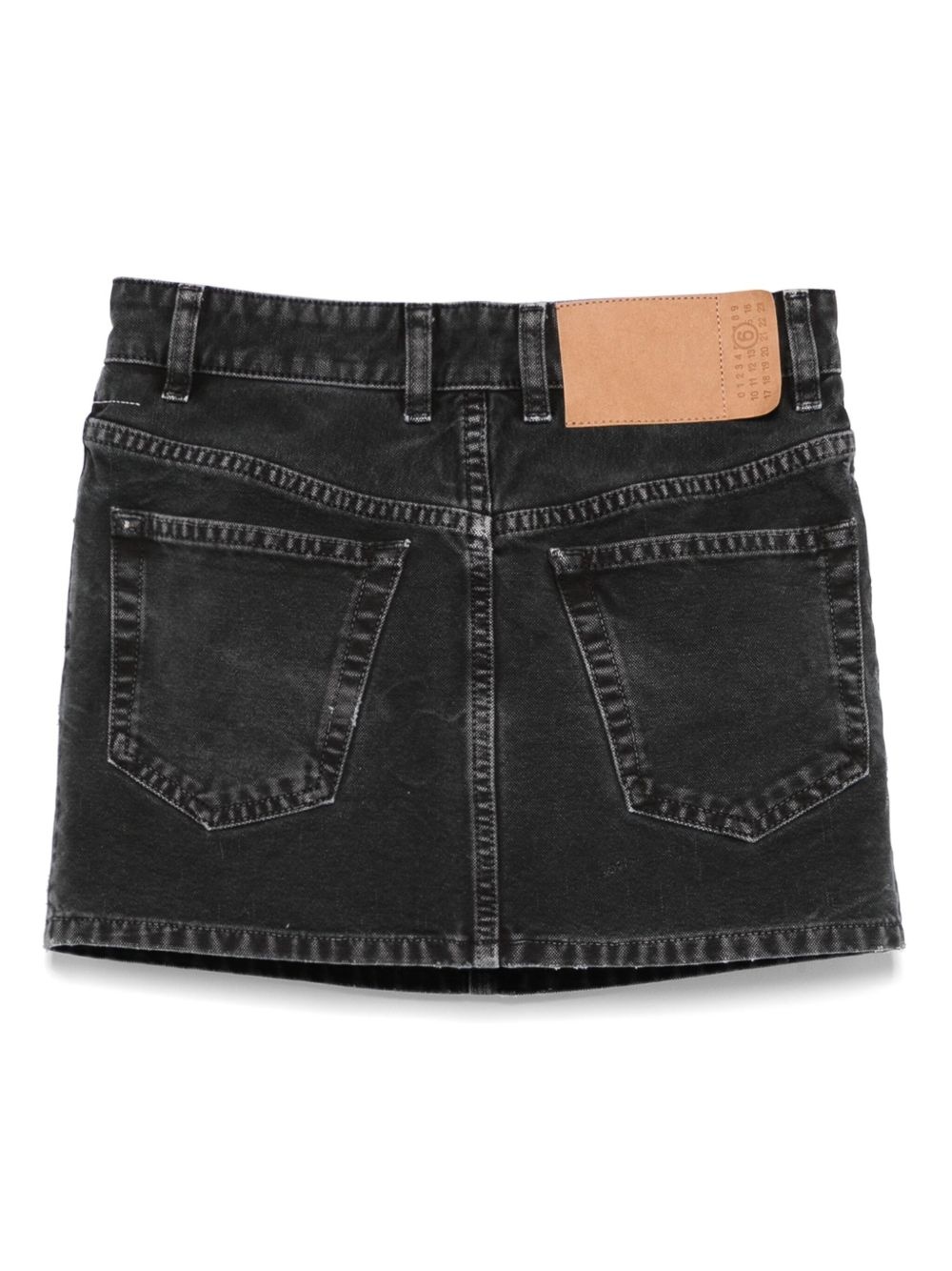 denim mini skirt - 2