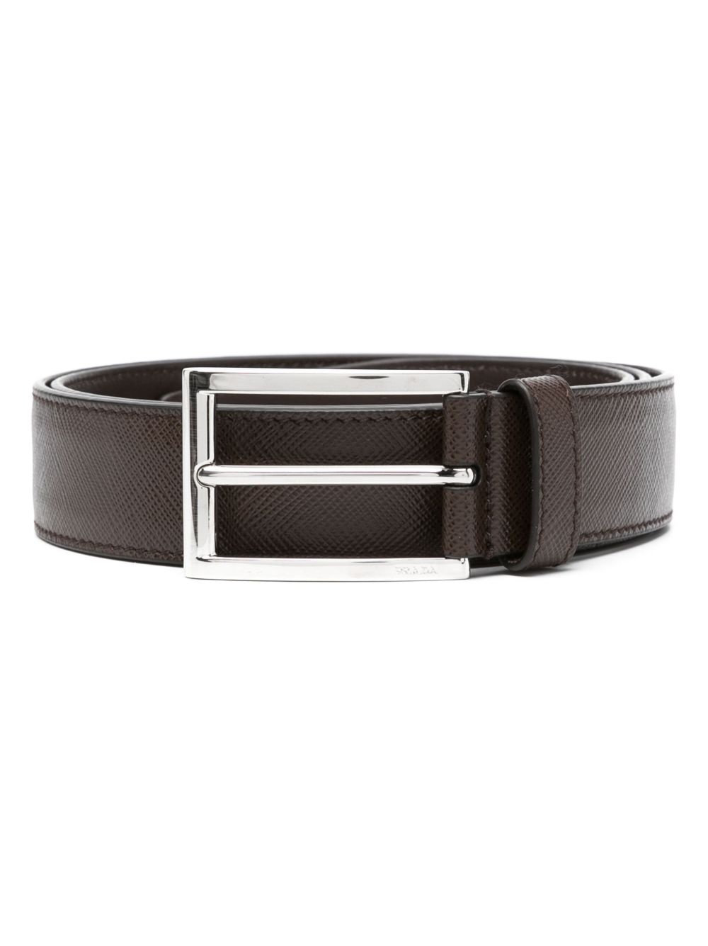 Saffiano leather belt - 1