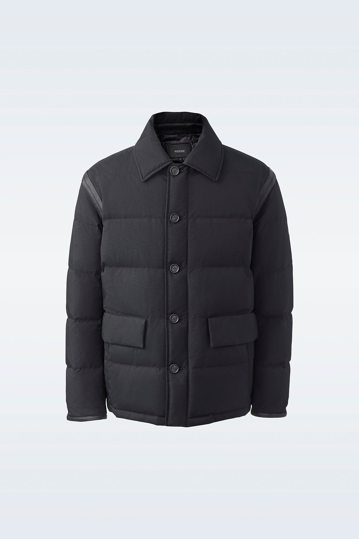 KAREEM Down leather workwear jacket - 1