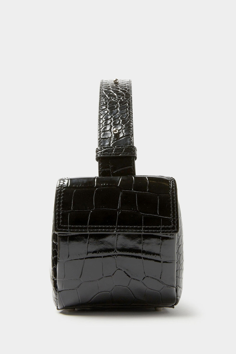LABAULETTO BAG / black croco 3