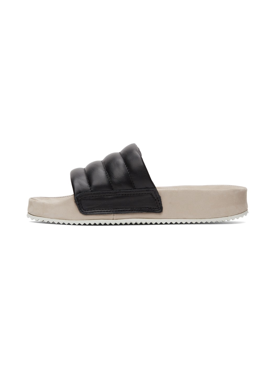 Black Pause Puff Sandals - 3