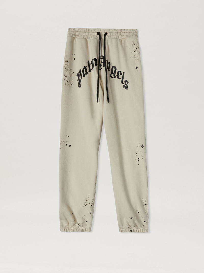 GLITTERED LOGO SWEATPANTS - 1