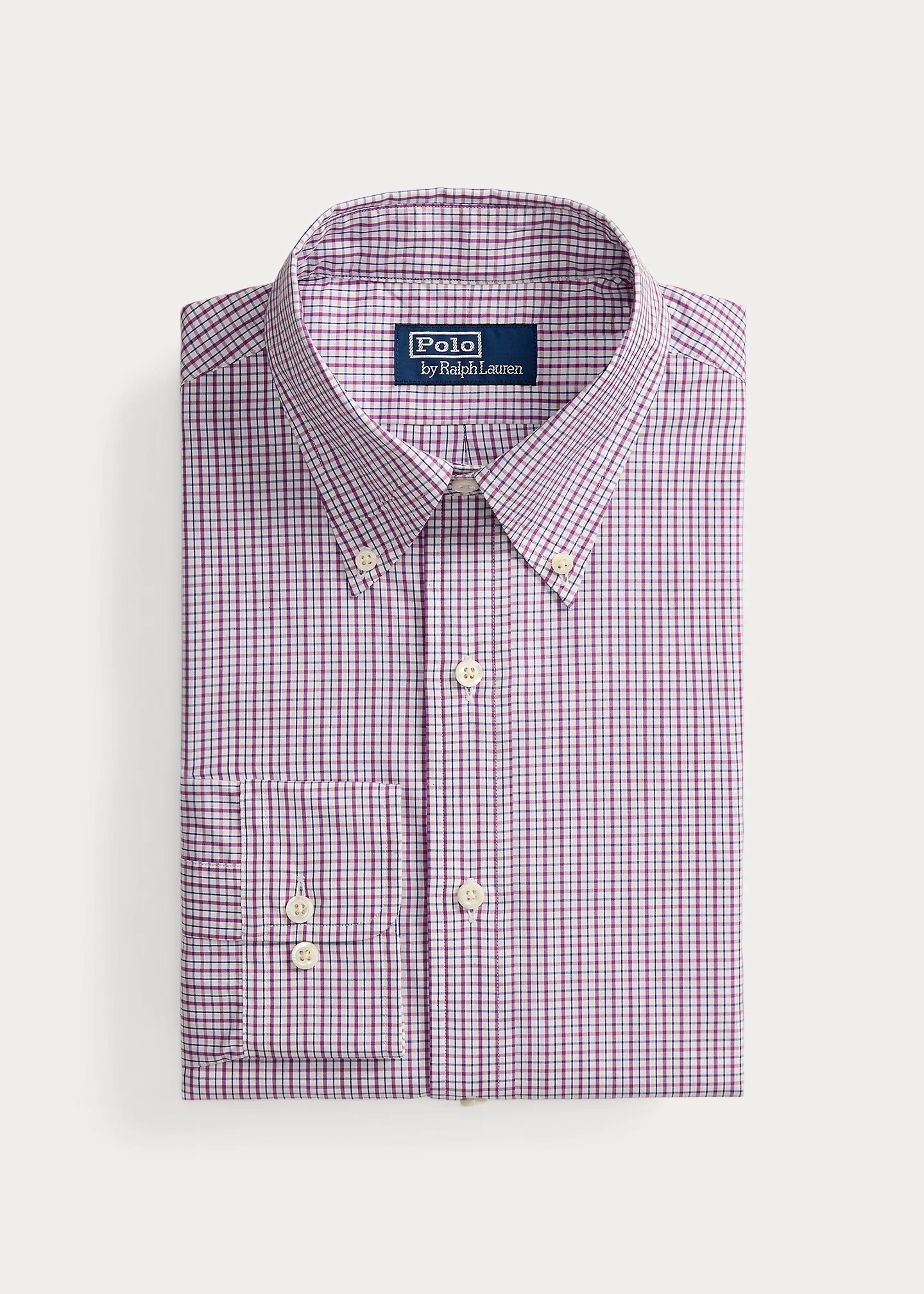 Custom Fit Checked Poplin Shirt - 1