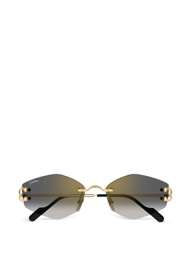 Panthère geometric-frame sunglasses 1