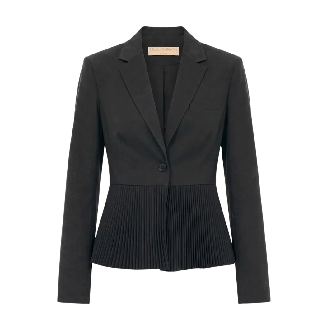 Greta Pleated Blazer - 1