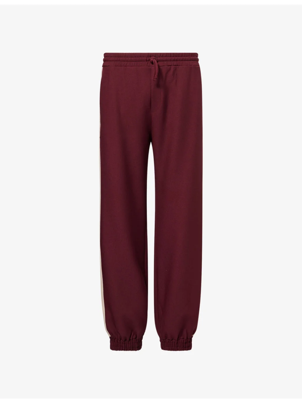 VLogo Stripe-Trim Woven Track Trousers - 1