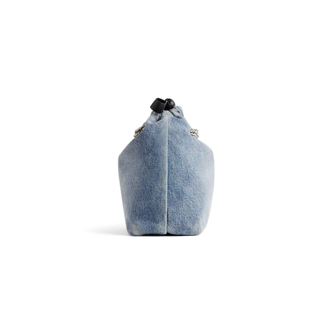 Women's Crush Small Tote Bag Denim in Blue - 3