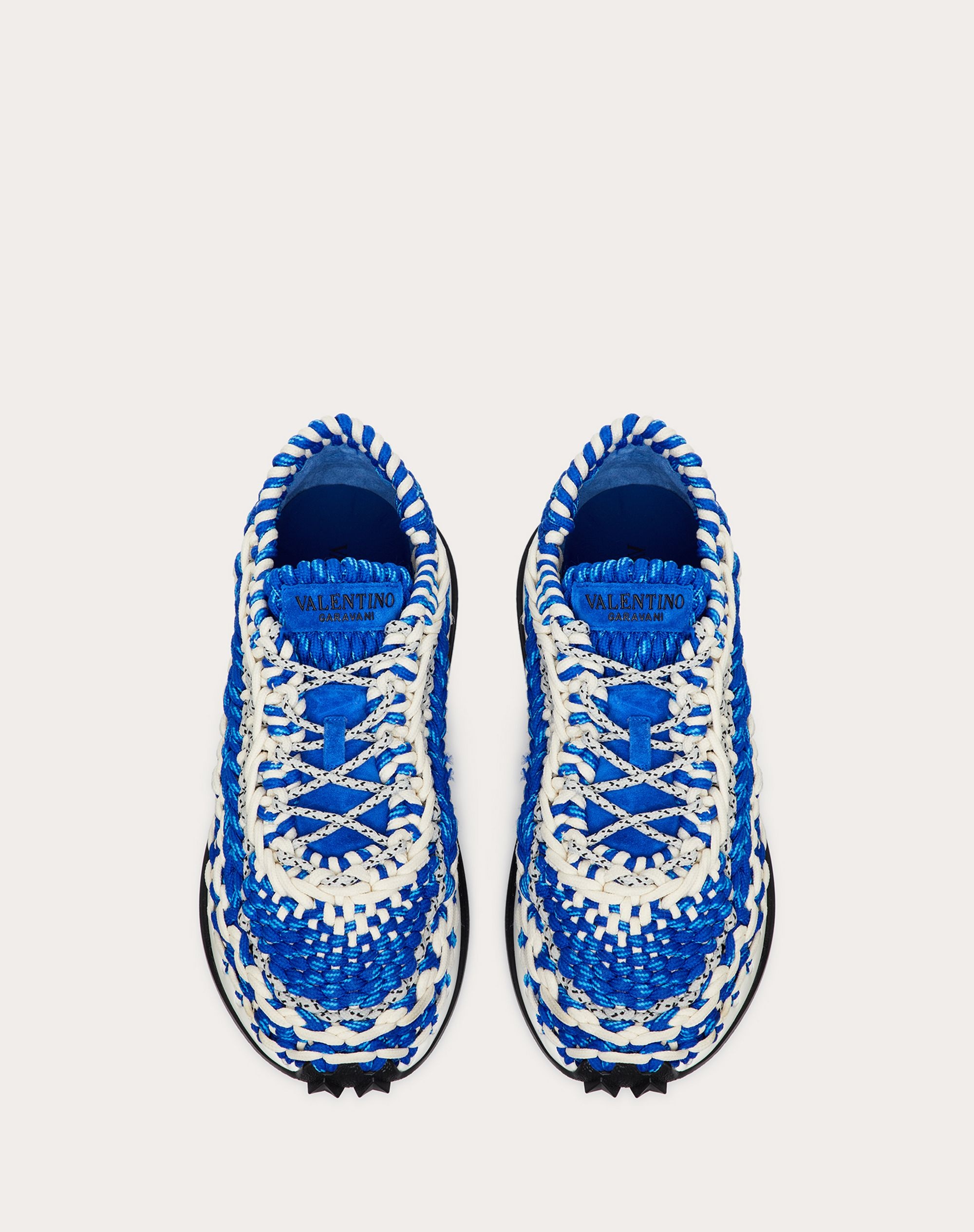 Valentino Garavani Crochet Sneaker in fabric - 4