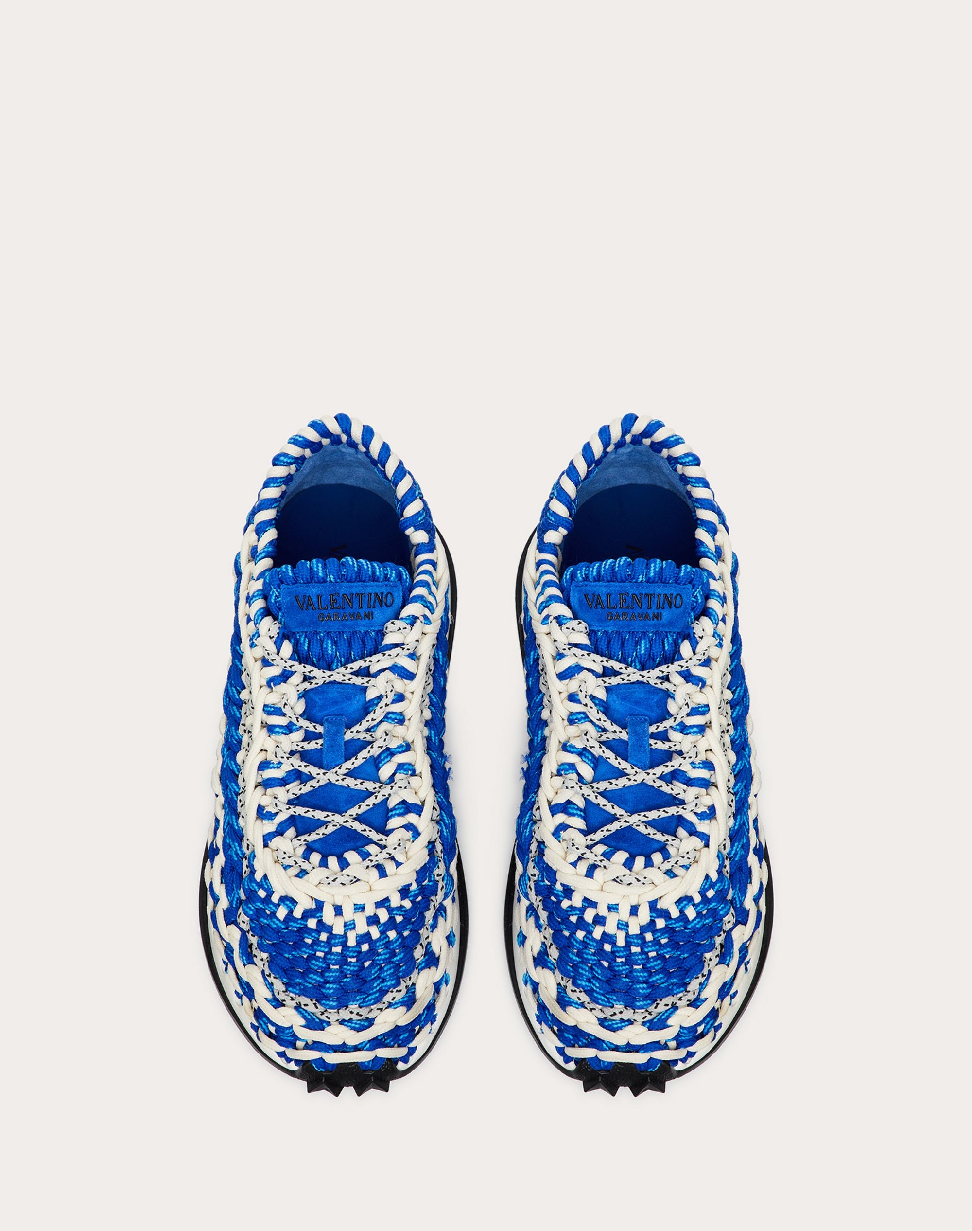 Valentino Garavani Crochet Sneaker in fabric - 4