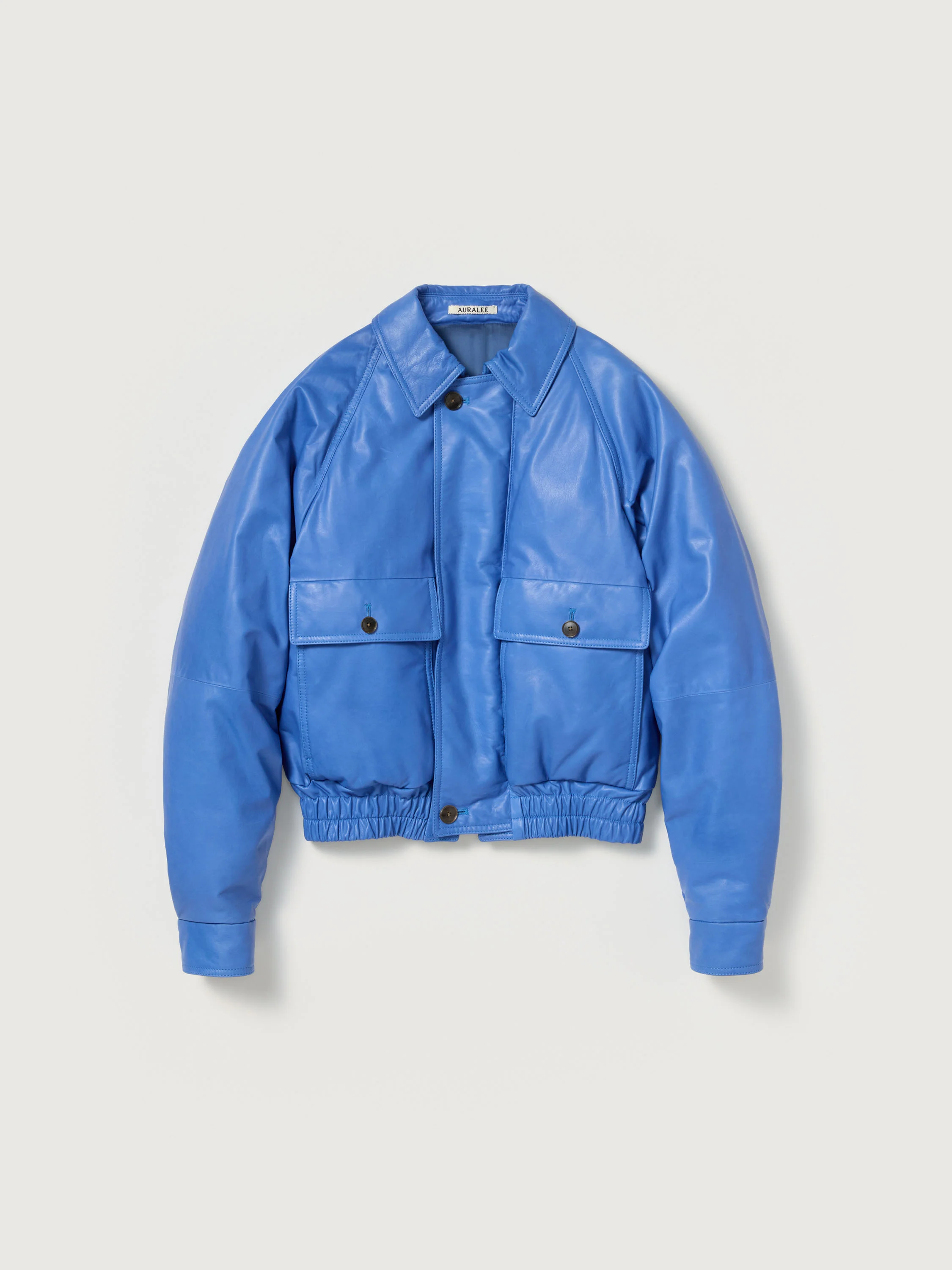 FINE CALF LEATHER DOWN BLOUSON - 1