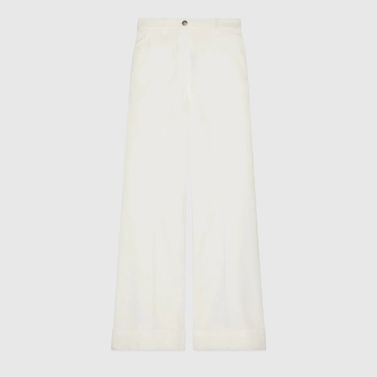 Eco washed organic cotton flare pant - 1