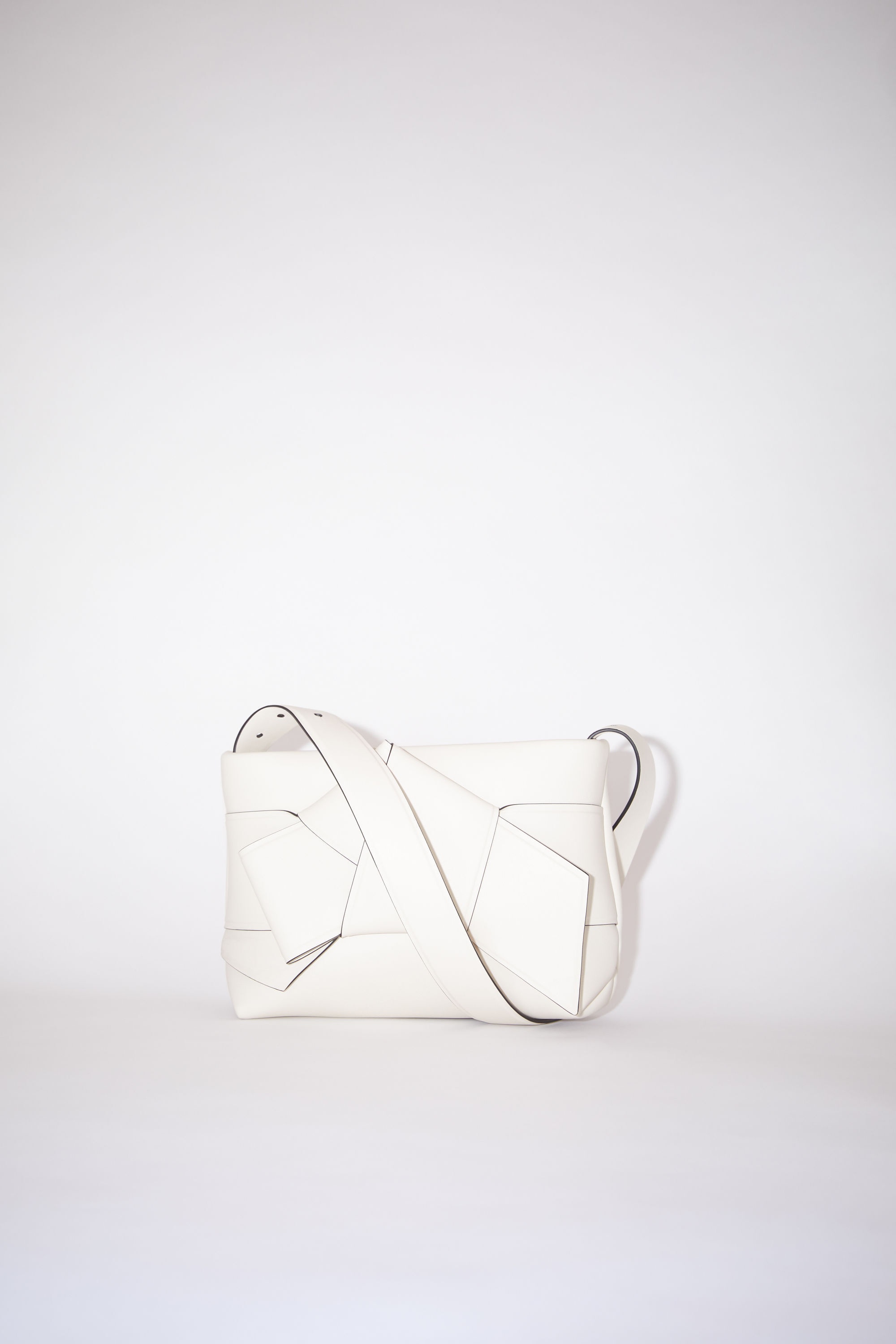 Musubi shoulder bag - White/black - 1