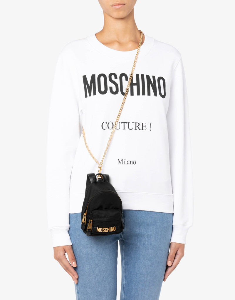 Moschino MINI BACKPACK WITH CHAIN outlook
