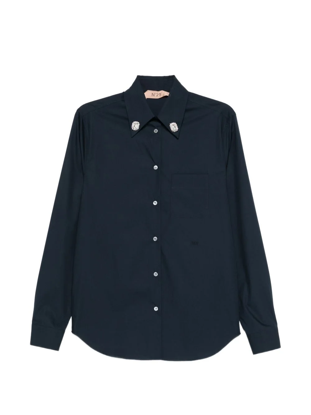 embellished pocket blouse - 1