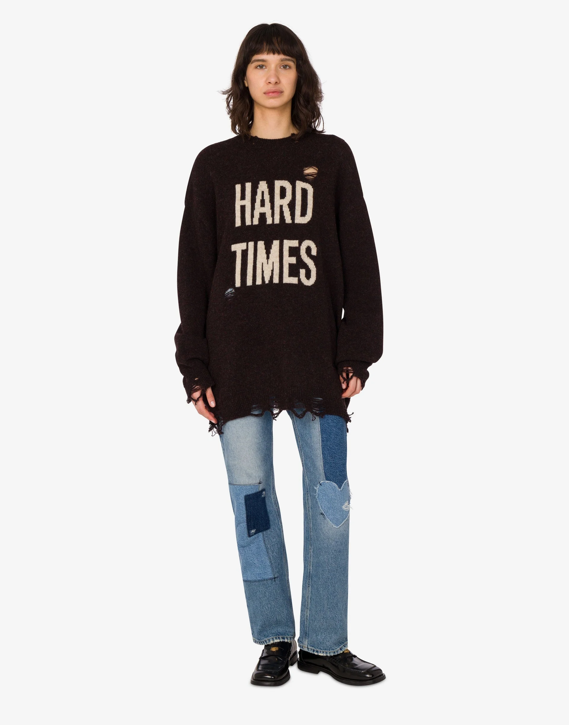 SHETLAND WOOL PULLOVER - 1