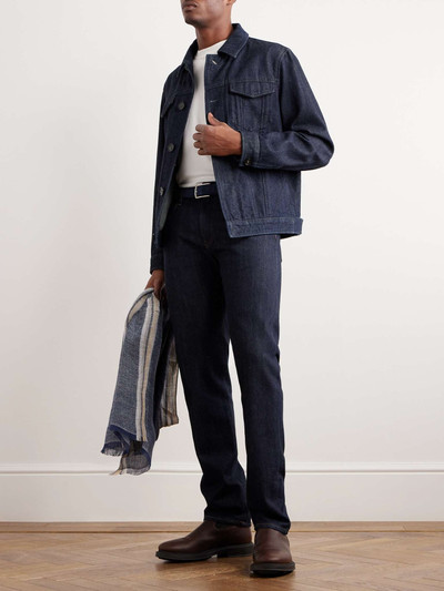 Loro Piana Cotton and Cashmere-Blend Denim Jacket outlook