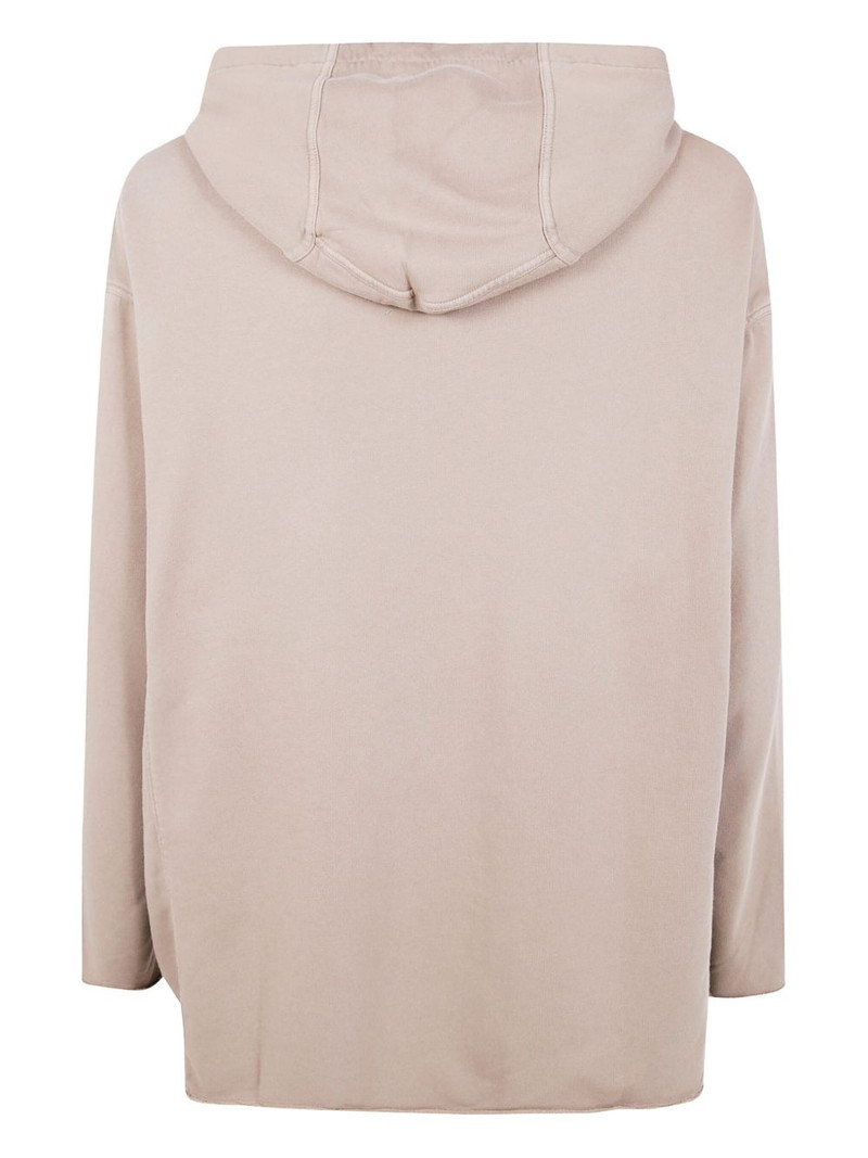 Rick Owens DRKSHDW drop-shoulder cotton hoodie outlook