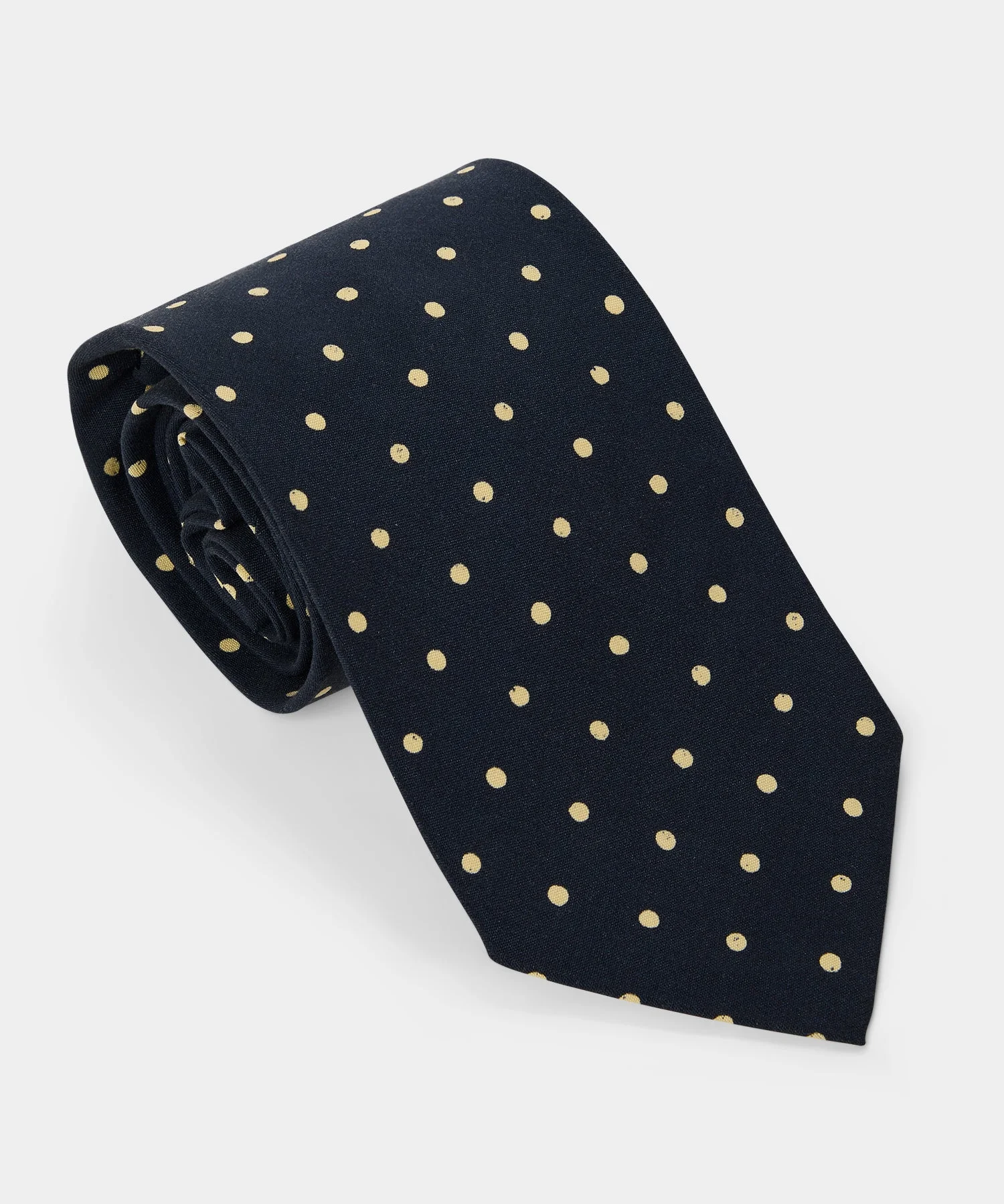 Italian Silk Big Dot Tie - 1