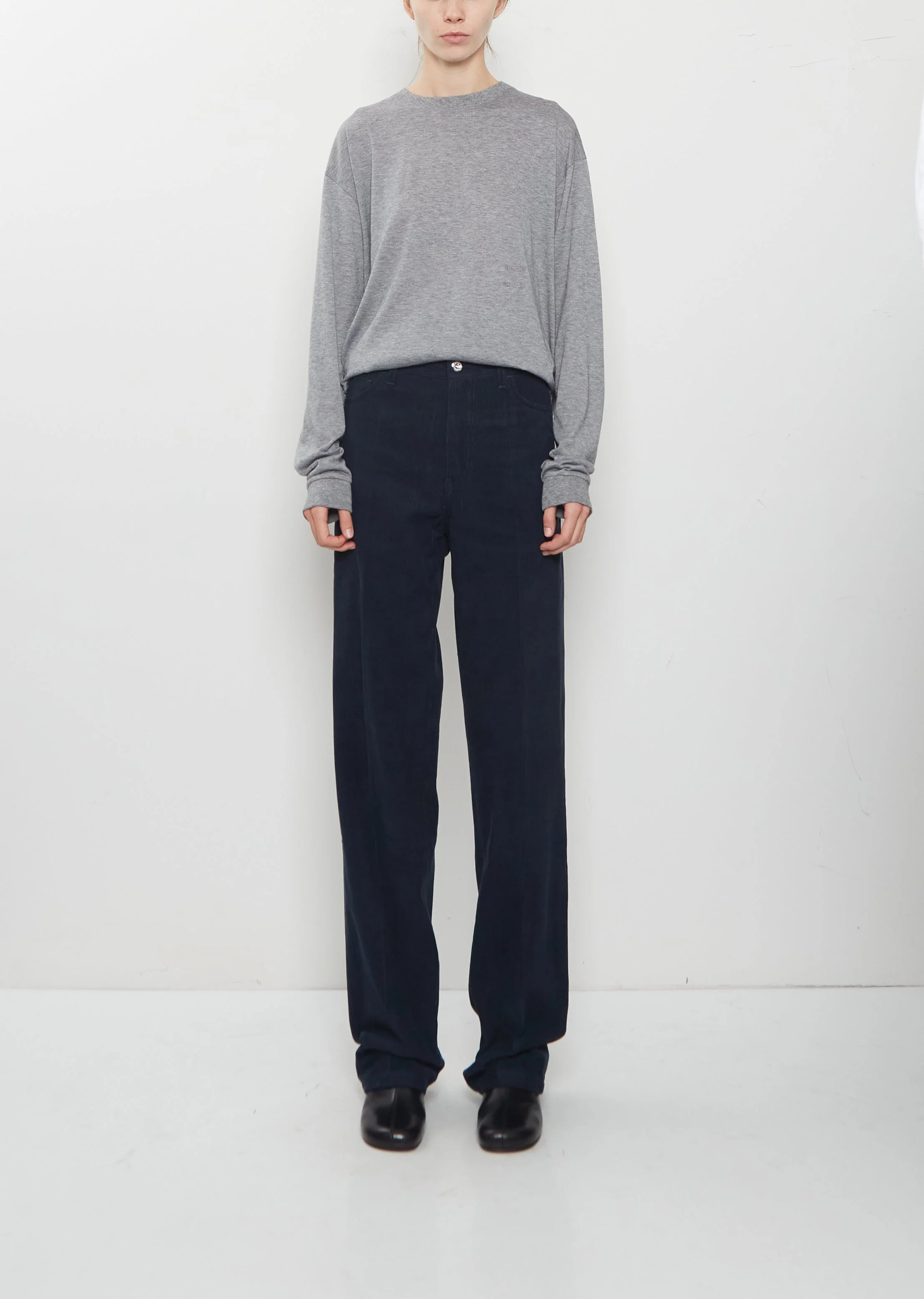 Setchu Paper Corduroy Denim Pants - 1