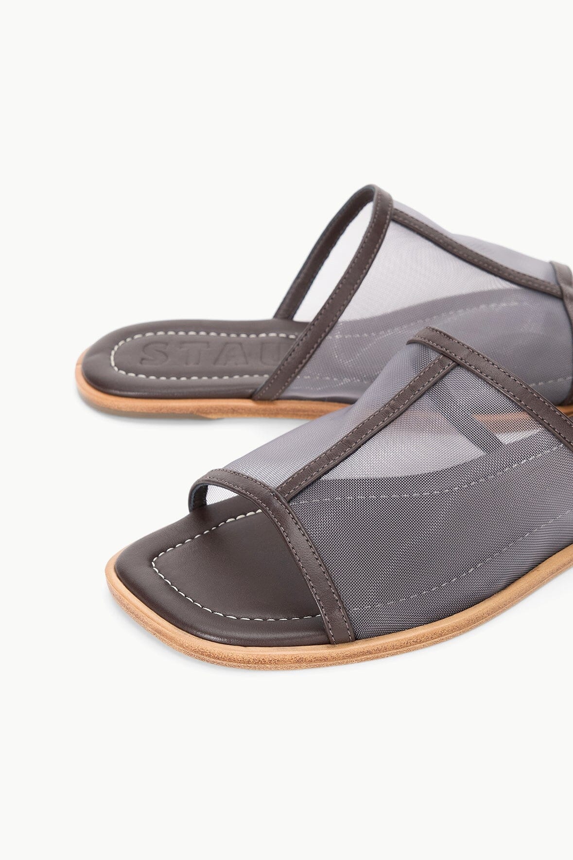 STAUD ALESSANDRA SANDAL ESPRESSO MESH - 7