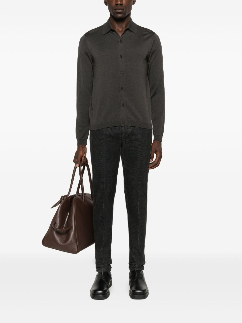 corduroy cotton trousers - 2