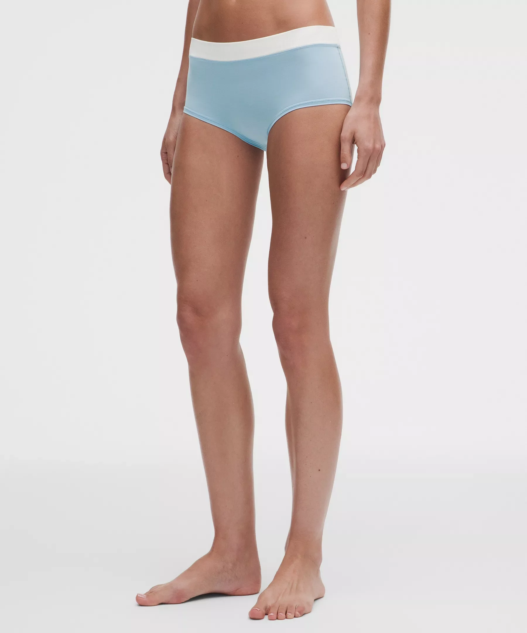 UnderEase Mid-Rise Ruched Boyshort Underwear - 1